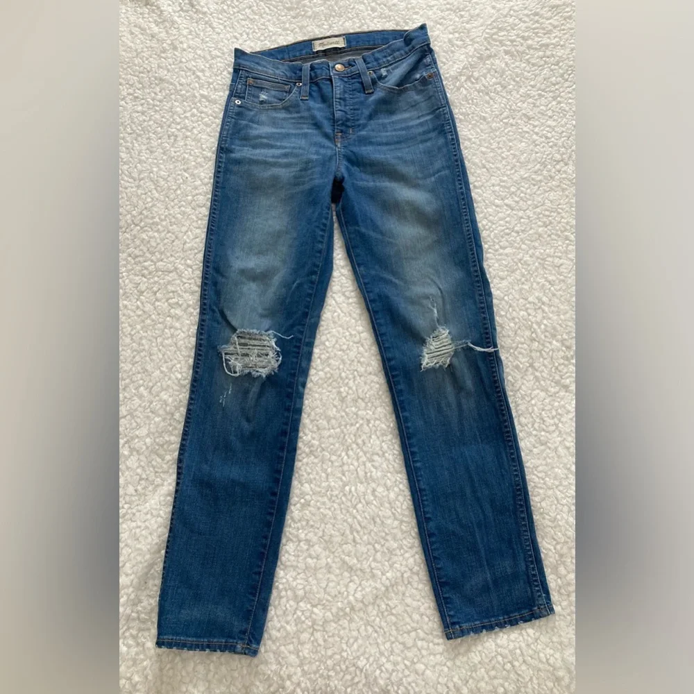 Madewell women’s slim straight denim jeans, size 26 - Picture 6 of 11